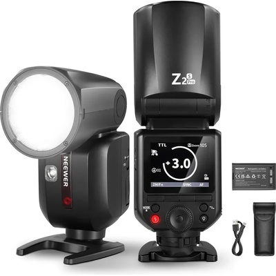 Neewer Светкавица Neewer Z2PRO 76Ws TTL Round Head за фотоапарати Sony