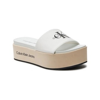 Calvin Klein Jeans nazouváky Flatform Sandal Met YW0YW01036 ecru