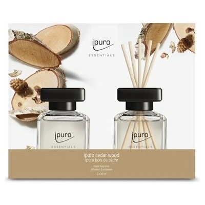 ipuro Essentials Cedar Wood darčeková sada 2x50 ml
