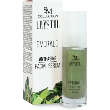SM CRYSTAL Серум за лице с прах от Изумруд, 30мл