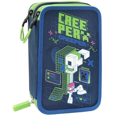 Panini Несесер с пособия Panini Minecraft - Creeper Anatomy Neon (70567)