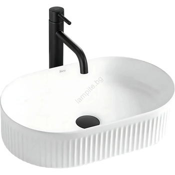 Rea REA-U0603 - Мивка за плот VANDA 31x49 см керамика/бял гланц (RE0294)