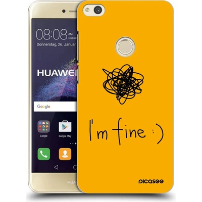 Púzdro Picasee silikónové Huawei P9 Lite 2017 - I am fine čiré