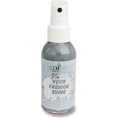 Cadence Your Fashion Shine perleťová farba v spreji 100 ml šedá