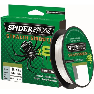 Spiderwire Šňůra Stealth Smooth 8 Průhledná 150m 0,06mm 5,4kg – Zbozi.Blesk.cz