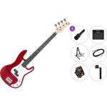 PSD Guitars PCB-100 Premium SET Red Електрическа бас китара