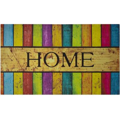 75 x 45 см правоъгълна изтривалка от текстил с летен дизайн и надпис Home
