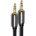 Wozinsky Универсален AUX кабел Wozinsky, 3.5mm мини жак, 3m, черен (WACMJB-3M)