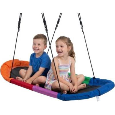 Pepita Правоъгълна гнездова люлка 167x70cm - дъга (JKL-167BNS)