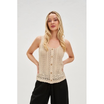 Moodo Мрежест топ Moodo Moodo | Bezhov | ЖЕНИ | XS