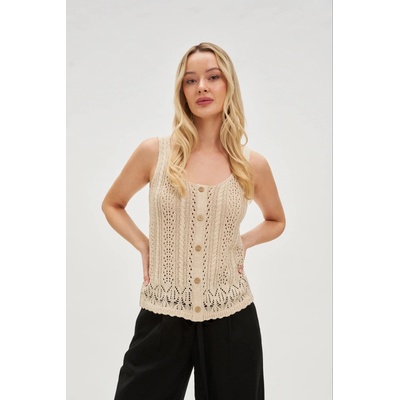 Moodo Мрежест топ Moodo Moodo | Bezhov | ЖЕНИ | XS