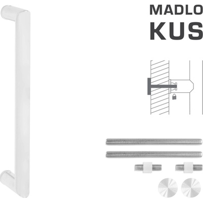 MPkovania FT - MADLO kód K02 Ø 25 mm UN ks Rozteč madla: 200 mm, Rozmer profilu madla: Ø 25 mm, Dĺžka: 225 mm