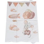 Cangaroo Сгъваема подложка за повиване Cangaroo - 60 x 40 cm, Wild & free Mouse (112271) - ozone