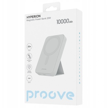 Proove Hyperion Power Bank 10000 mAh 20W бял (GSM189082)