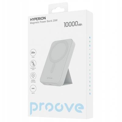 Proove Hyperion Power Bank 10000 mAh 20W бял (GSM189082)