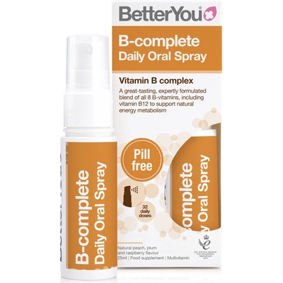 BetterYou B-complete Орален спрей, 25 ml, 32 дневни дози, Better You