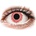 Gelflex CRAZY LENS - Red Wedding - дневни с диоптър (2 лещи)