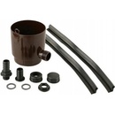 Marley Zberač dažďovej vody prepojený so sudom hadicou 3/4" DN 7 RAL 8017 hnedý