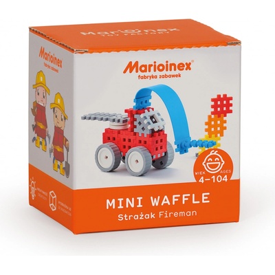 Marioinex MINI WAFLE Hasič malý