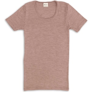 Engel Дамско копринено термобельо Engel Women's Undershirt S/S Merino base layer - Dustyrose - размер 42/44 (EU) (114-0819-1213)