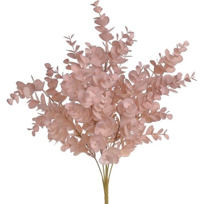 Umělý eukalyptus 44 cm - starorůžová