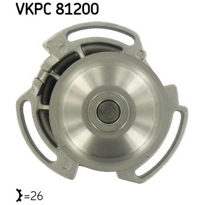 Vodní čerpadlo, chlazení motoru SKF VKPC 81200