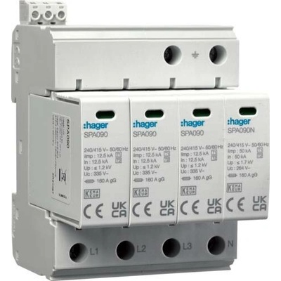 Svodič přepětí T1+T2 Hager SPA931