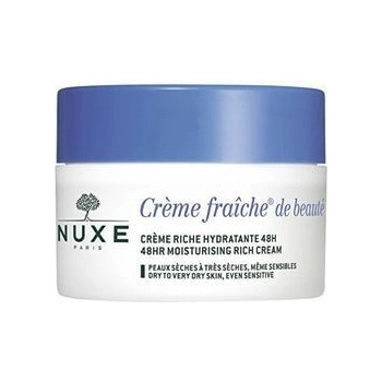 Nuxe Creme Fraiche De Beauté 48HR Moisturising Rich Cream hydratačný vyživujúci krém pre suchú až veľmi suchú pleť 30 ml
