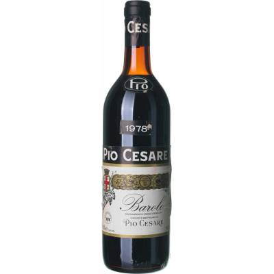Pio Cesare Barolo suché červené 1978 0,75 l (holá láhev)