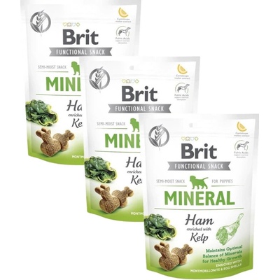 functional snack Brit care dog mineral ham puppy 3 x 150 g