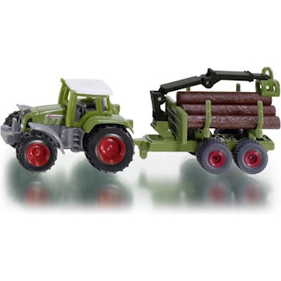 Siku Blister Traktor s přívěsem na kulatinu