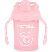 Twistshake hrnček učiaci 230 ml pastelovo ružová