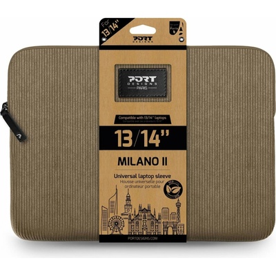 PORT DESIGNS Milano II ECO Sleeve 13/14'' hnědé 140723