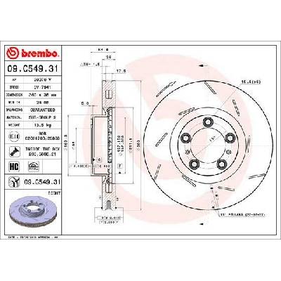 BREMBO 09.C549.31