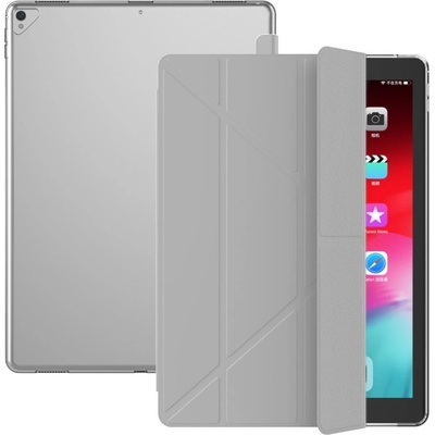 Vsetkonamobil 64868 LEATHER Zaklápací obal Apple iPad Pro 12.9 2015 / 2017 šedý