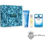 Versace Man Eau Fraiche - EDT тоалетна вода 100 ml + душ гел 150 ml + EDT тоалетна вода 5 ml - подаръчен комплект за мъже