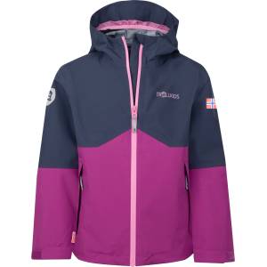 TROLLKIDS Детско водоустойчиво яке Trollkids Kid's Gjende Jacket Waterproof jacket - Fresh Berry / Graphite - размер 104 (EU) (703-3870-0612)