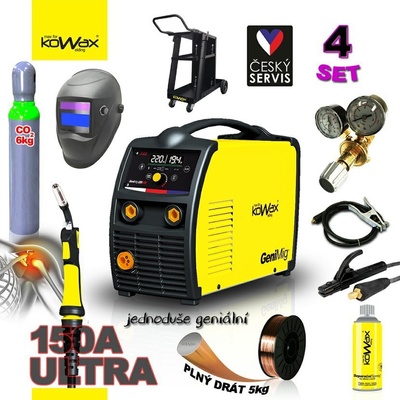 Kowax GeniMig 220LCD MIG/MAG/MMA SET4 – Zboží Dáma