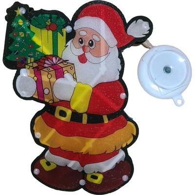 Foxter Svítící LED Santa Claus a sněhulák 25 cm