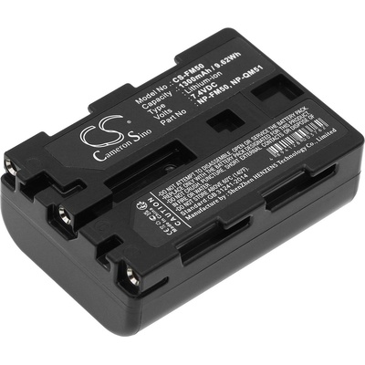 Cameron sino Батерия за фотоапарат SONY NP FM50 LiIon 7.2V 1300mAh Cameron Sino (CS-FM50)