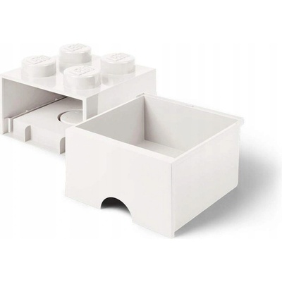 LEGO® úložný box s šuplíkem 25 x 25 x 18 cm biela