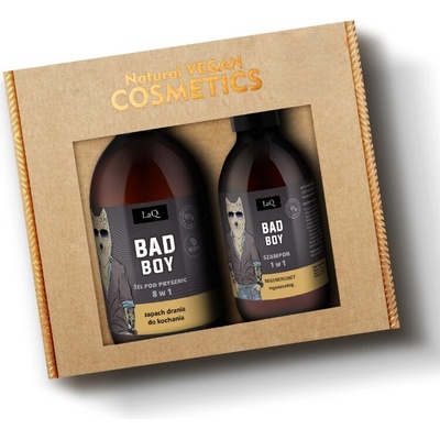 LaQ Bad Boy sprchový gel 500 ml + šampon na vlasy 300 ml sada