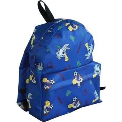 Predškolský batoh Rcollection s viacerými priehradkami Looney Tunes modrý