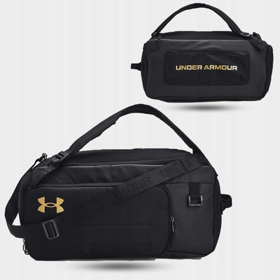 Under Armour Contain Duo SM Duffle Black/Metallic Gold 40 L
