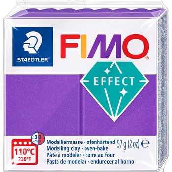 STAEDTLER Пол. глина Staedtler Fimo Effect, 57g, мет. лилав 61 (21896-А-МЕТ.ЛИЛАВ)