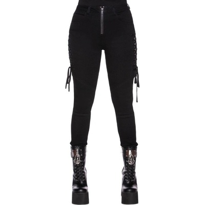 Killstar Get Laced Skinny Jeans