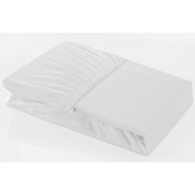 Klinmam Home bavlna napínací prostěradlo Elastan bílé 90-100x200