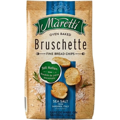 Maretti Bruschette pečené sucháre Morská soľ 140 g
