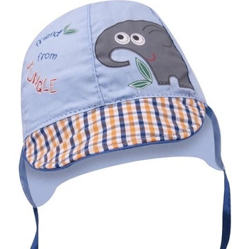 Yo! Letní čepice s kšiltem Elephant světle modrá