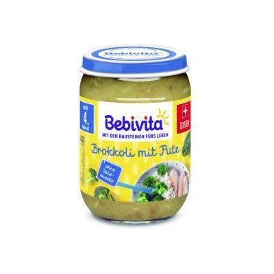 Bebivita Пюре Bebivita, Броколи и пуешко, 190гр, 9062300133391